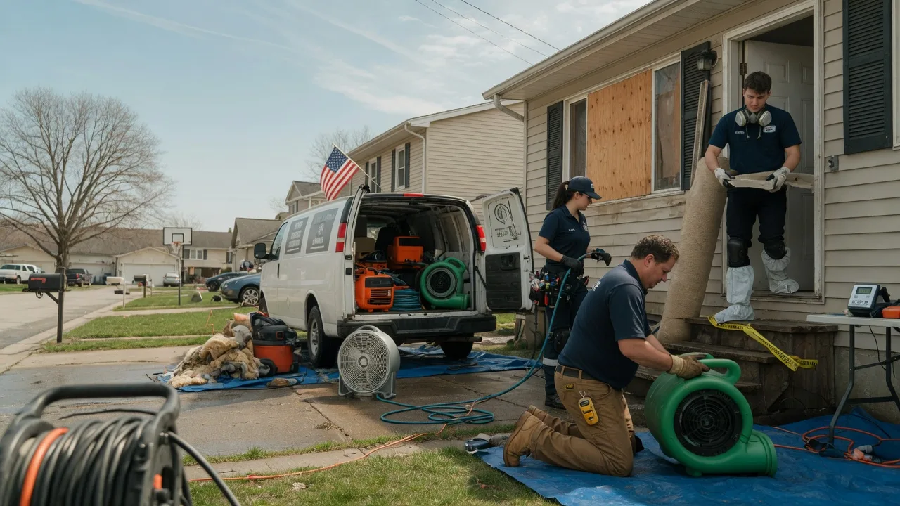 Water Damage Restoration in New Cambria, MO near me